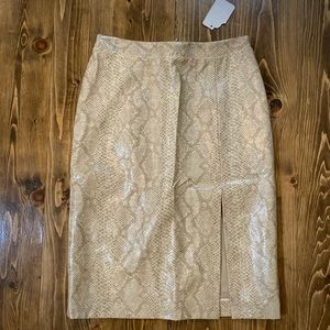 BCBG MAX AZRIA snakeskin pencil skirt